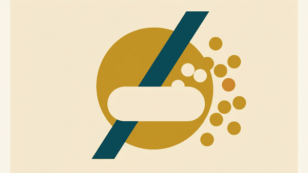 Flat illustration of a scooter parked outside a rental shop with a passport and a set of keys on the counter, deep teal and gold